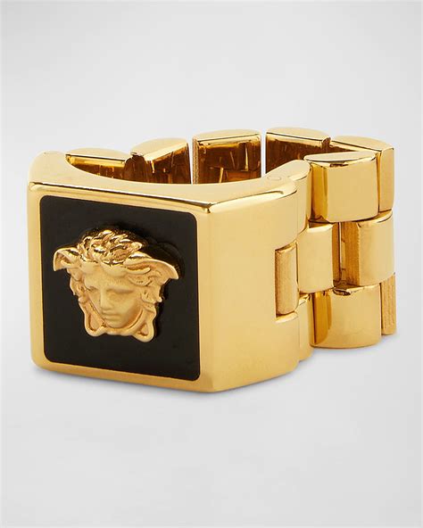 mens versace ring cheap